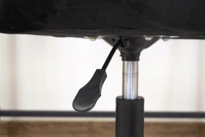 Krzesło obrotowe AVOLA aksamit - czarne 12