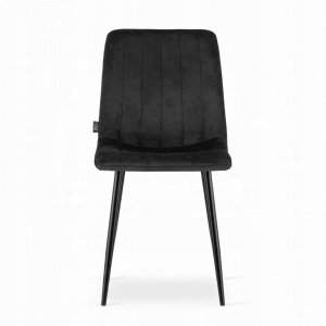 Krzesło LAVA - czarny aksamit x 4 2