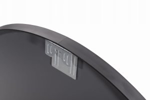 Lustro 40cm czarna rama 3