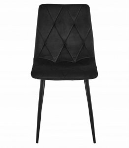 Malys Group Zestaw stół NP 120x80 Craft Czarny + 4 krzesła LIBRA czarne 4