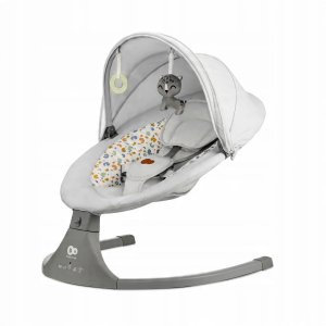 Elektrinės sūpynės Kinderkraft 2in1 Lumi 2, light grey 2
