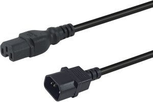 Equip Netzkabel Anschl. C14 -> C15 3.00m schwarz 1