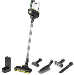 Kärcher VC 7 Cordless yourMax Odkurzacz stojący 2 w 1 Bateria Suchy HEPA Bez worka 0,8 l Szary, Biały 2,5 Ah 1