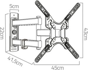 Uchwyt do telewizora 17-56 cali Humberg 30 kg 14