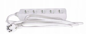 Przedłużacz PM/5-3-3M 3x1,5 BIAŁY Rum-Lux 1