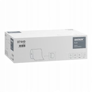Katrin Katrin Plus System Medium - Ręcznik w roli, 2-warstwowy, celuloza, 150 m, biały - 6 rolek 2