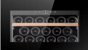 Chłodziarka do wina Berg BRGSW17 Winiarka czarna do zabudowy 17 butelek 4