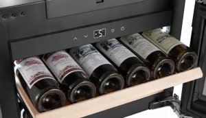 Chłodziarka do wina Berg BRGSW17 Winiarka czarna do zabudowy 17 butelek 9