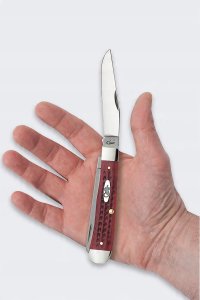 Nóż Składany Case Pocket Worn Trapper SS Old Red 2