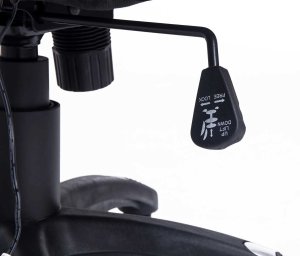 Fotel Biurowy Skóra Eko Z Masażem Czarny 16