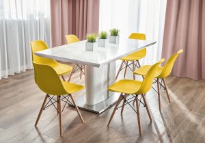 Krzesło Eva Żółte (Ikeabox) 2