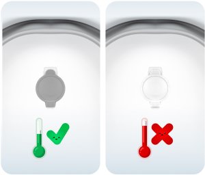 Ricokids Wanienka składana dla dzieci, niemowląt ze stelażem, termometrem i wkładką RK-287 biało-szara 10