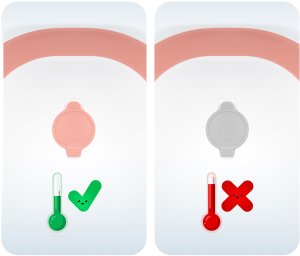 Ricokids Wanienka składana dla dzieci, niemowląt z termometrem i wkładką RK-287 biało-różowa 9