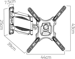 Uchwyt do telewizora 17-56 cali Humberg 35 kg 14