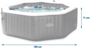 Dmuchane SPA z hydromasażem 4 osobowe INTEX 28458 10