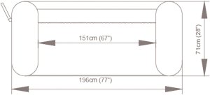 Dmuchane SPA Lay-Z Bali Grey 6 osobowe Bestway 6001N 7