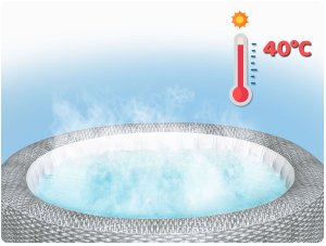 Dmuchane SPA Lay-Z Bali Grey 6 osobowe Bestway 6001N 10