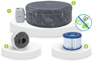 Dmuchane SPA Lay-Z Boracay 4 osobowe Bestway 60175 12