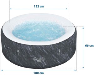 Dmuchane SPA Lay-Z Boracay 4 osobowe Bestway 60175 5