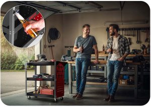 Wózek narzędziowy warsztatowy Humberg HM-515 13