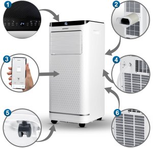 Klimatyzator przenośny 9000 BTU Berdsen BD-583 10