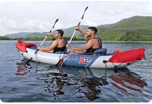 Kajak dmuchany Lite Rapid X2 321 x 88 cm Bestway 65077 10