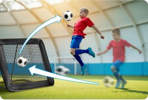 NeoSport Bramka treningowa rebounder 122 x 120 cm 11