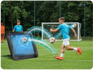 NeoSport Bramka treningowa rebounder 122 x 120 cm 14