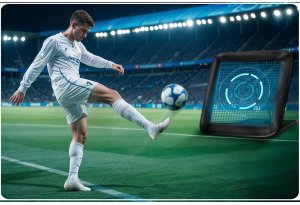 NeoSport Bramka treningowa rebounder 122 x 120 cm 6