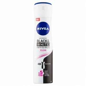 Nivea Antyperspirant w sprayu NIVEA Invisible B&W Clear, 150ml 3