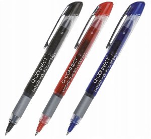 Cienkopis kulkowy Q-CONNECT 0,5mm (linia), zawieszka, czarny 2