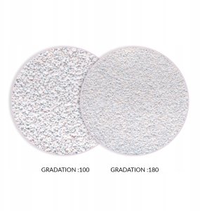 Pilnik do paznokci ABA GROUP Slim-Flaming, półksiężyc, 180/180, biały 2