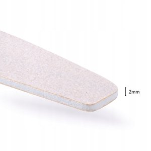 Pilnik do paznokci ABA GROUP Slim-Flaming, półksiężyc, 180/180, biały 5