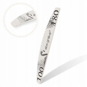 Pilnik do paznokci ABA GROUP Slim-Flaming, półksiężyc, 180/180, biały 6