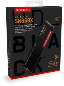 Dysk SSD SanDisk SN850X 8TB M.2 2280 PCI-E x4 Gen4 NVMe (WDBB9G0080BNC-WRSN) 6