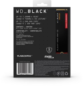 Dysk SSD SanDisk SN850X 8TB M.2 2280 PCI-E x4 Gen4 NVMe (WDBB9G0080BNC-WRSN) 8