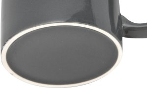 Kubek ceramiczny 300 ml ciemny szary 5