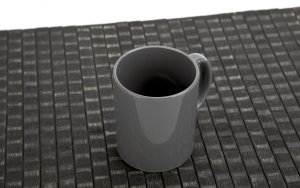 Kubek ceramiczny 300 ml ciemny szary 6