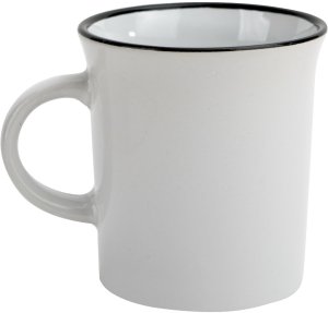 Kubek ceramiczny 320 ml Garnuszek biały 4