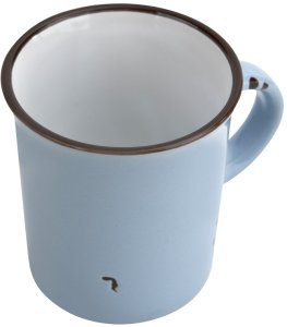 Kubek ceramiczny 320 ml Garnuszek niebiesko-biały 5