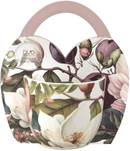 Kubek porcelanowy 460 ml Kwiaty Magnolie w koszyczku 1