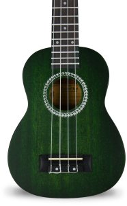 Ukulele sopranowe 21" HRF21 zielone struny Aquila Golden Guitar one size 10