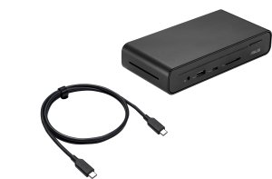 Stacja/replikator Asus Triple Display USB-C Dock Duo DC301 (90XB0A5N-BDS010) 3