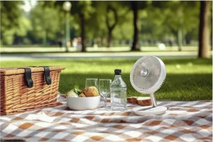 Belaidis ventiliatorius Sencor SFE 0773WH AKU, 14.4 cm, 4000 mAh 12