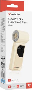 Verbatim Wentylator r�czny, Cool n Go AirJet, bia�o-srebrny 6