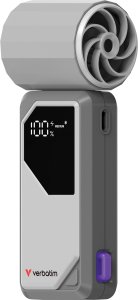 Verbatim Wentylator r�czny, CoolnGo AirJet, szary / fioletowy 4