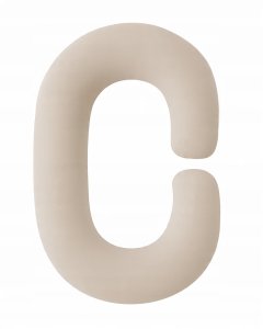 PIAPIMO-PODUSZKA CIĄŻOWA DO SPANIE TYPU   C JERSEY PIASKOWY 1