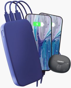 FRESH 'N REBEL POWERBANK 24000 MAH USB-C PD 20W TRUE BLUE 6