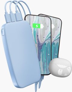 FRESH 'N REBEL POWERBANK 18000 MAH USB-C PD 20W VIVID BLUE 6