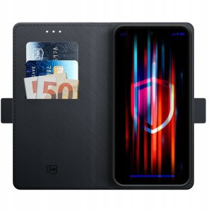 3MK Etui z klapką Wallet Case do Xiaomi Redmi Note 14 4G czarny 2